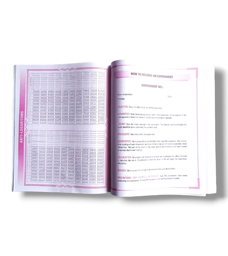 Classmate Physics Practical Notebook - 168 Pages, Hard Cover, 28 x 22 cm - New view 4